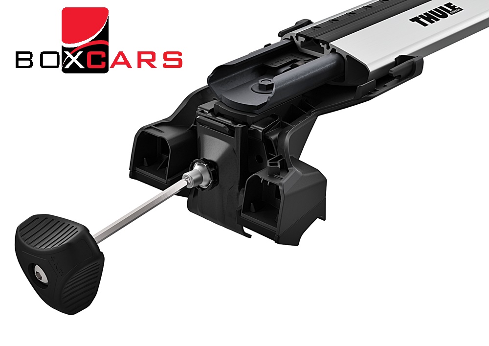 Niski profil Thule WingBar Edge na relingach zintegrowanych