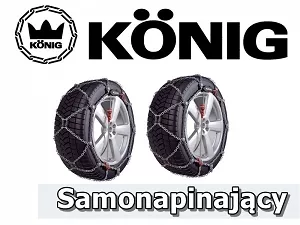 Łańcuchy śniegowe do aut dostawczych i suv Konig XG-12  245