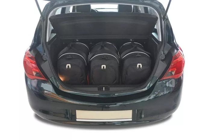 OPEL CORSA 2014-2019 TORBY DO BAGAŻNIKA 3 SZT