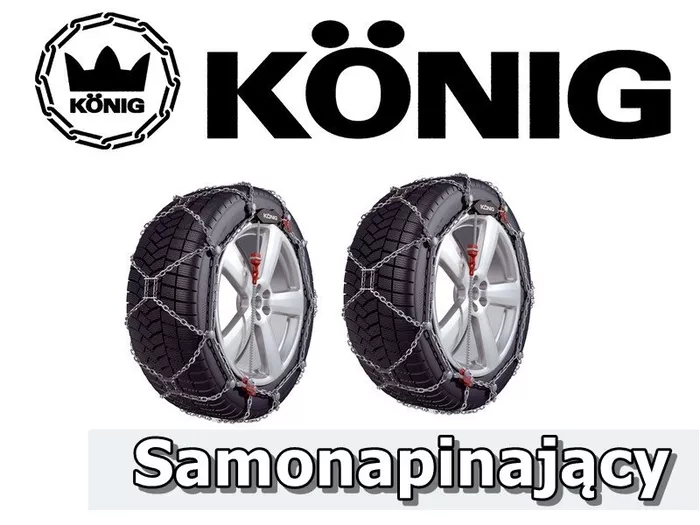 Łańcuchy śniegowe do aut dostawczych i suv Konig XG-12  255