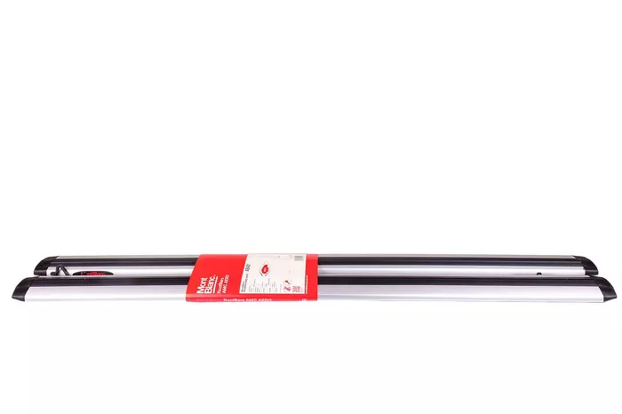 Mont Blanc AMC AE49 – aluminiowe belki dachowe Aero 125 cm z rowkiem T (100 kg)