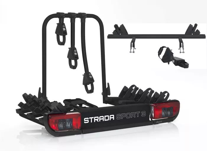 Bagażnik rowerowy na hak Atera Strada Sport 3 + adapter