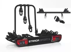 Bagażnik rowerowy na hak Atera Strada Sport 3 + adapter