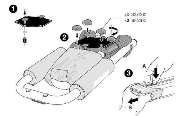 Thule 881 adapter do uchwyt w na kajak