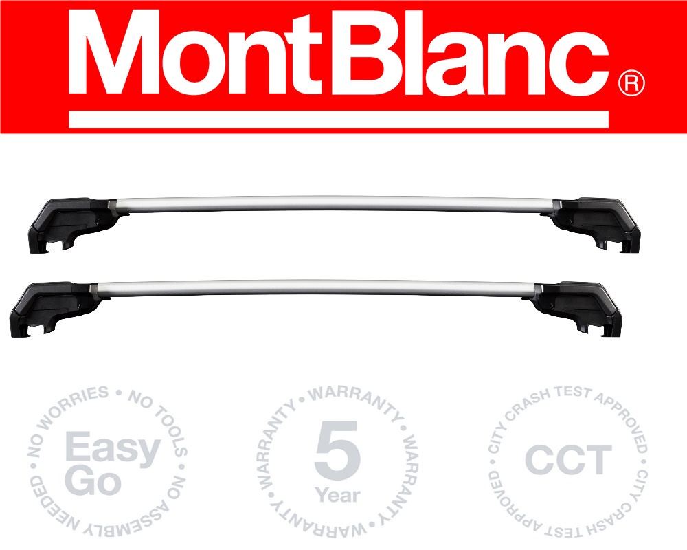 Srebrny bagażnik dachowy Mont Blanc Xplore 7505-6606