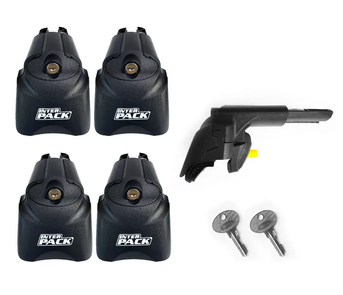 Stopa bagażnika dachowego Inter Pack Quiet XT do relingów zintegrowanych