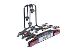 Bagażnik rowerowy na hak Aguri Active Bike Pro 3 silver