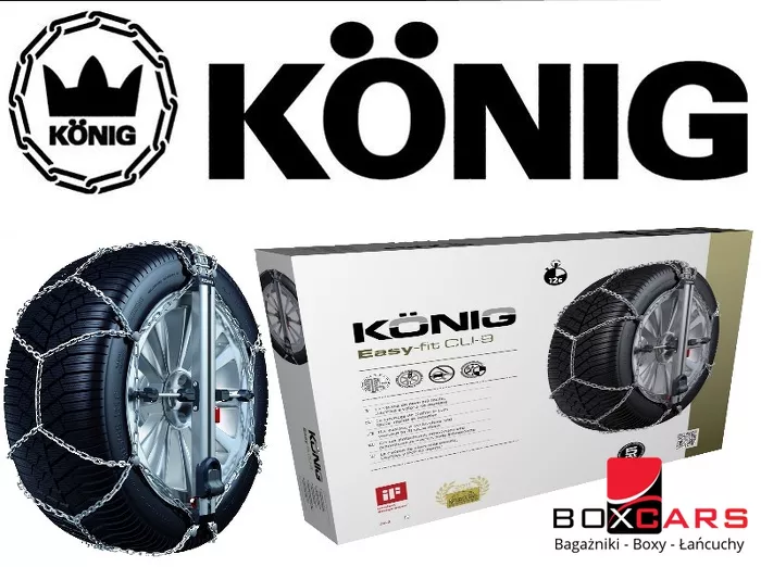 Łańcuchy śniegowe König Easy-fit 104