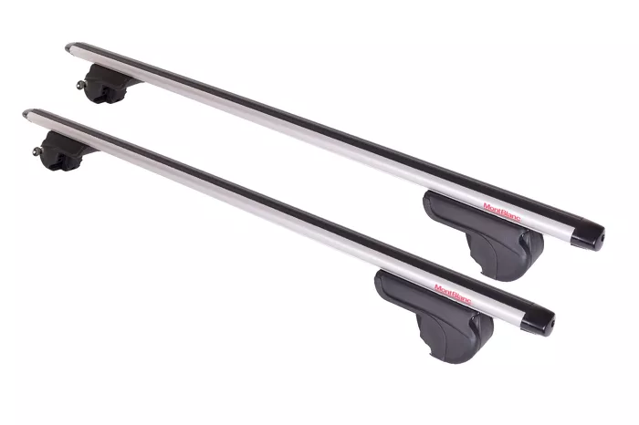 Bagażnik dachowy AMC Mont Blanc 5414 A49 – aluminiowe belki Aero 125 cm do relingów zintegrowanych