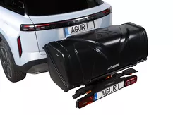 Komplet Aguri – Box 380 l na hak + Platforma Active Bike Pro 3 Black (3 rowery)