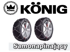 Łańcuchy śniegowe do aut dostawczych i suv Konig XG-12  240