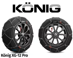Łańcuchy śniegowe do aut dostawczych i suv Konig XG-12  252