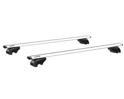 Bagażnik dachowy BMW Serie 5/i5 G61 z relingami zintegrowanymi Hakr Wing Silver 127