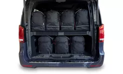 MERCEDES-BENZ EQV LONG 2020+ TORBY DO BAGAŻNIKA 7 SZT