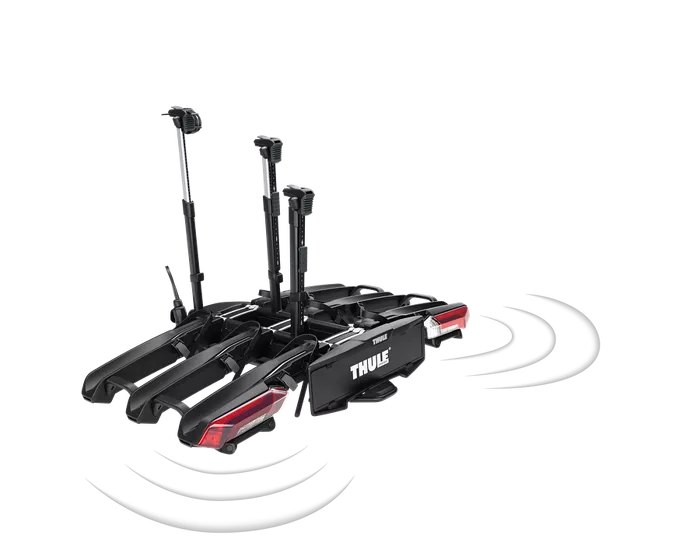 Bagażnik rowerowy na hak  Thule Epos ParkSecure 3Bike 9803100 z czujnikami parkowania