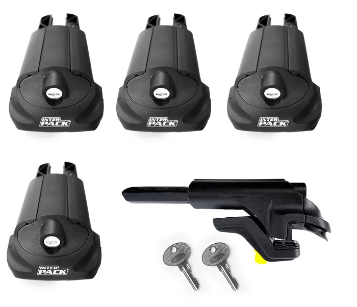 Stopa bagażnika dachowego Inter Pack Quiet XT do relingów poręczowych