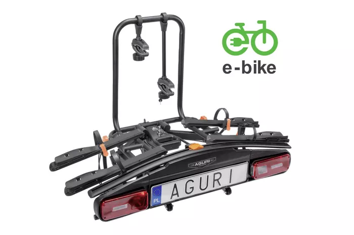 Bagażnik rowerowy na hak Aguri Active E- Bike 2 Black