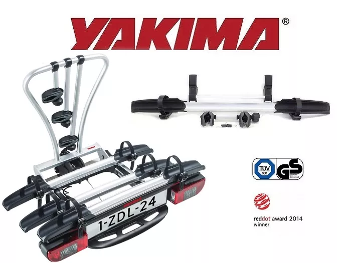 Bagażnik rowerowy na hak Yakima JustClick 3 + adapter