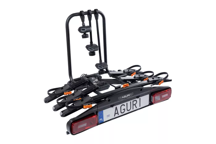 Bagażnik rowerowy na hak Aguri Acitve Bike Pro 3 Rowery