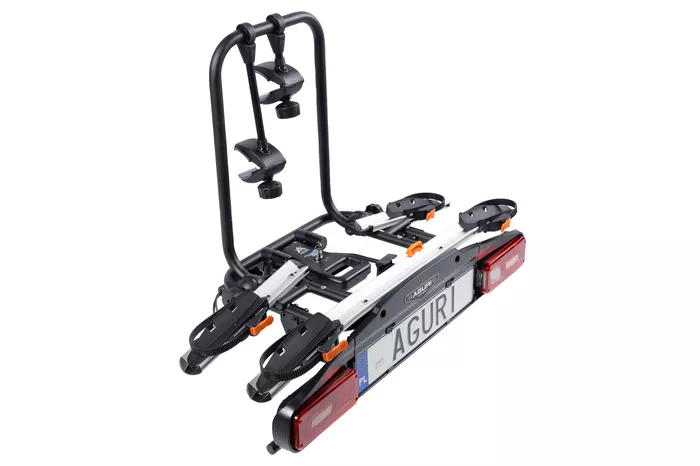 Bagażnik rowerowy na hak Aguri Active Bike Pro 2 silver