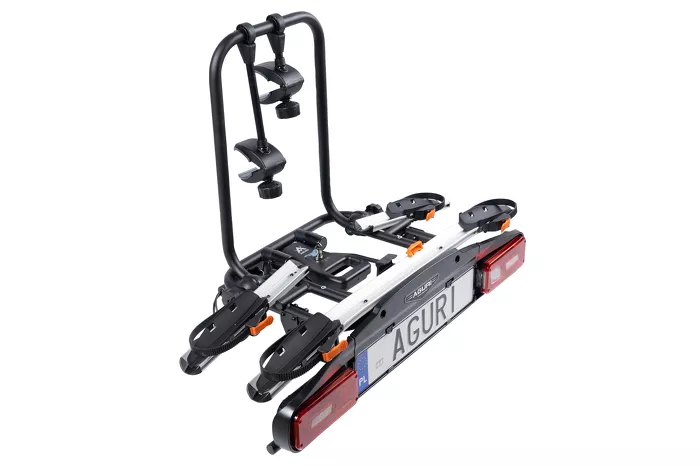 Bagażnik rowerowy na hak Aguri Active Bike Pro 2 silver