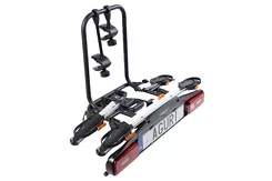 Bagażnik rowerowy na hak Aguri Active Bike Pro 2 silver