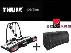 Bagażnik rowerowy na hak Thule 939 VeloSpace XT + box