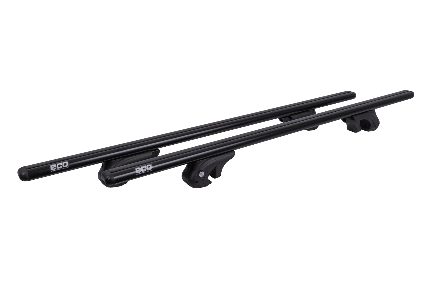 Eco Alubase 120 Black – dwie czarne belki aluminiowe ze stopami na relingi otwarte