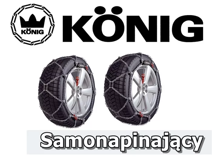 Łańcuchy śniegowe do aut dostawczych i suv Konig XG-12  235