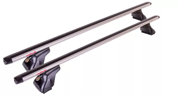 Bagażnik dachowy AMC Mont Blanc 5123 A52 – aluminiowe belki Aero 133 cm, rowek T, FixPoint (75 kg)