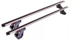 Bagażnik dachowy AMC Mont Blanc 5123 A52 – aluminiowe belki Aero 133 cm, rowek T, FixPoint (75 kg)