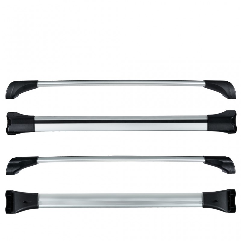 Płaski profil aluminiowych belek Cruz Airo Fuse Silver