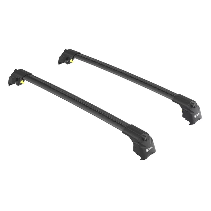 Bagażnik dachowy Turtle AIR 2 Czarny Opel Frontera (OV24) z relingami zintegrowany IR 86/82