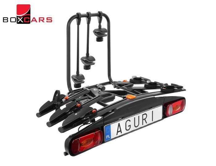 Aguri Active Bike 3 Black – kompatybilny z adapterem na dodatkowy rower