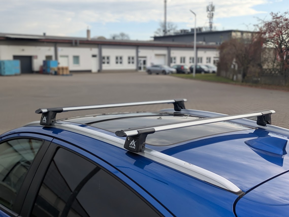Montaż bagażnika dachowego Honda HR-V Aguri Runner R1 C/D  widok z przodu