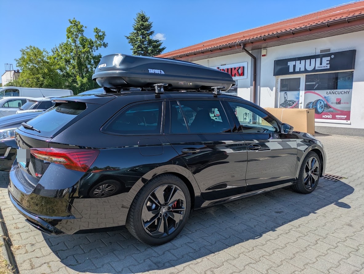 Box dachowy do Skoda Octavia IV Kombi Taurus Xtreme 450 - montaż Boxcars Łódź
