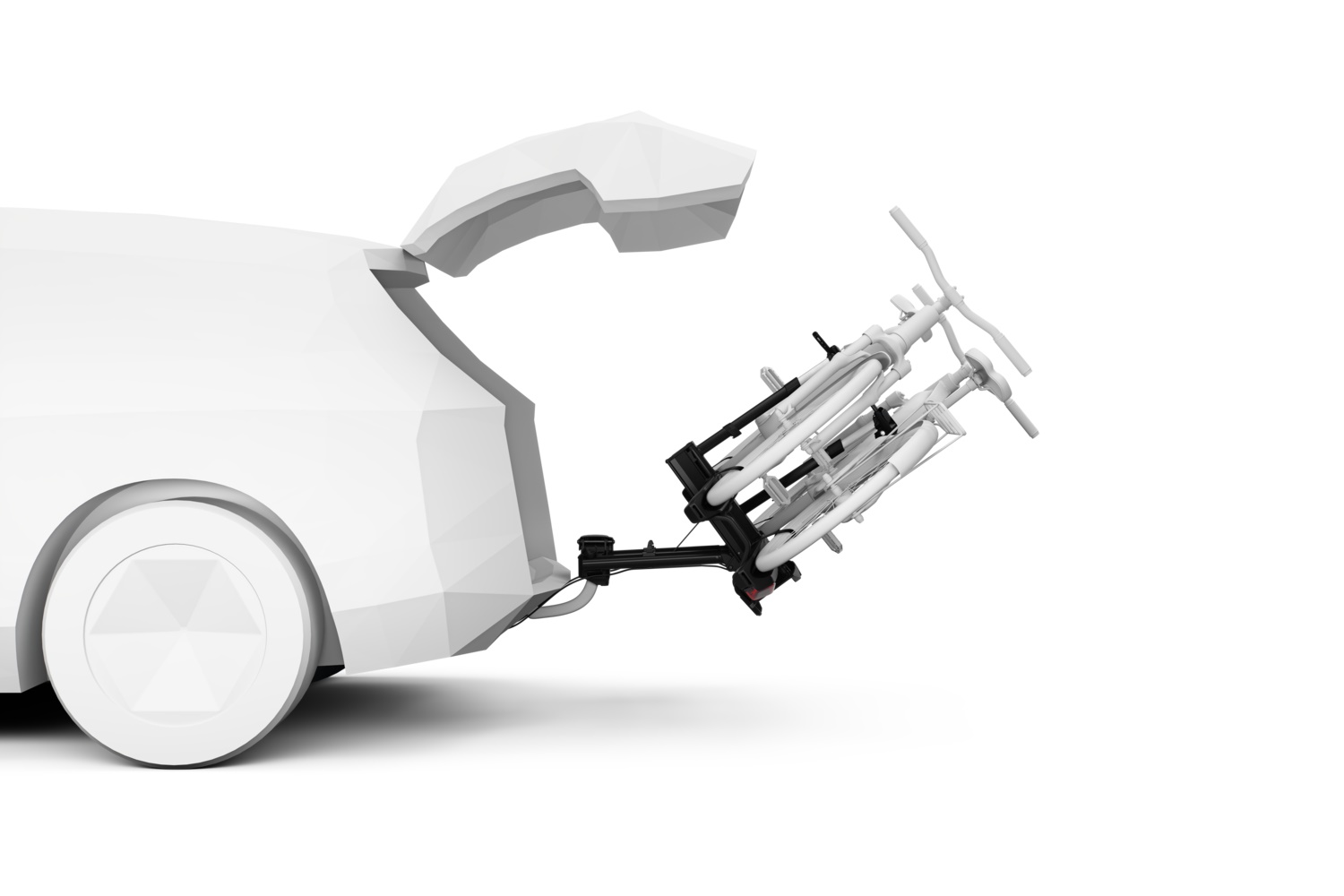 Mechanizm odchylania Thule Epos 2 – dostęp do bagażnika