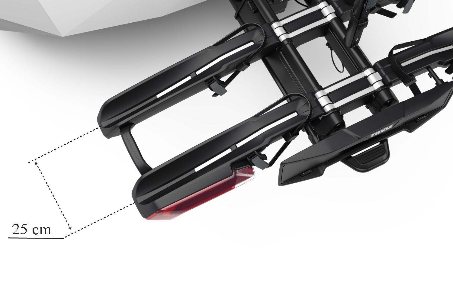 Odstęp 25 cm między rowerami – Thule Epos 2