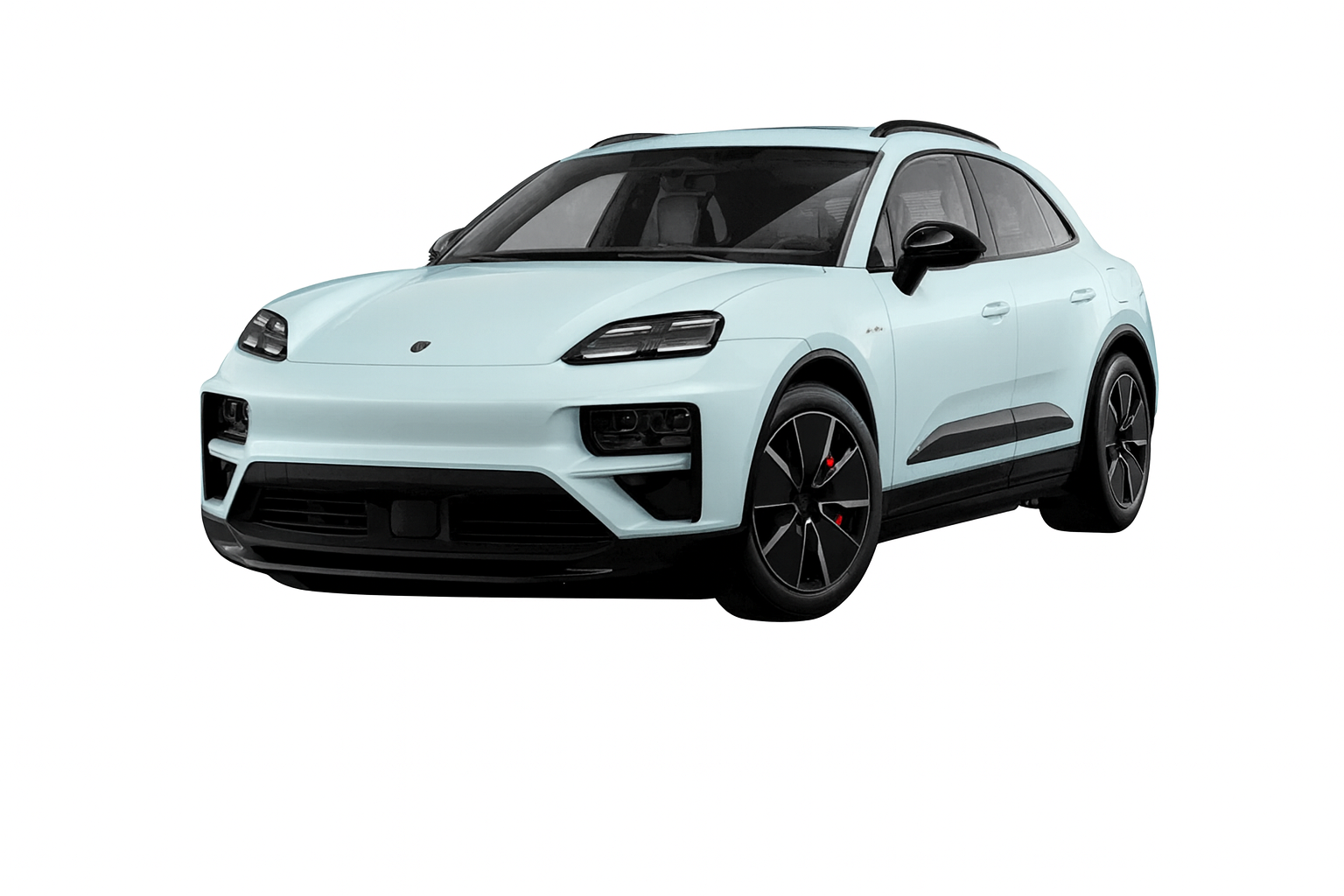 Porsche Macan Electric z bagażnikiem Thule WingBar Edge Black