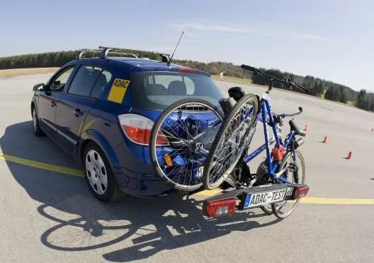 Test ADAC bagażników rowerowych