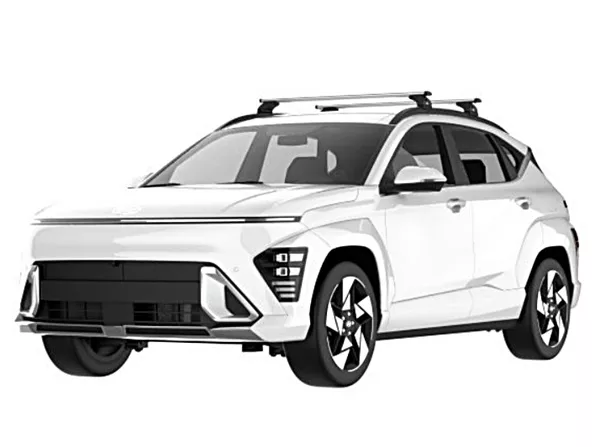 Bagażnik dachowy Hyundai Kona z relingami zintegrowanymi