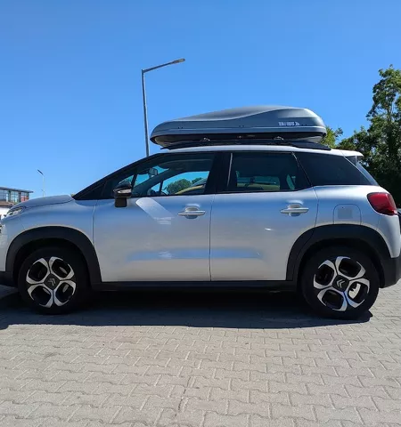 Montujemy box dachowy Altro 460 na Citroen C3 Aircross