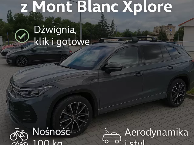 Montujemy bagażnik dachowy Mont Blanc Xplore do samochodu Volkswagen Tayron
