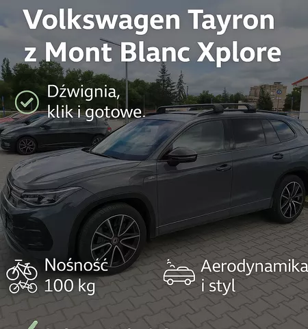 Montujemy bagażnik dachowy Mont Blanc Xplore do samochodu Volkswagen Tayron