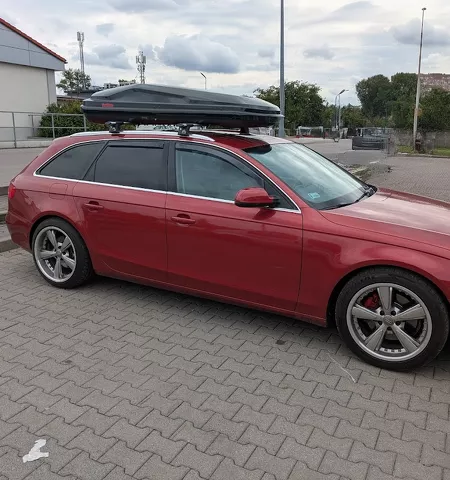 Montujemy Box dachowy Mont Blanc Altitude 350 do samochodu Audi Avant oraz bagażnik bazowy Aguri Runner