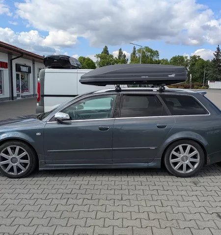 Audi A4 Avant i brak miejsca na wakacje ? sprawdzony box dachowy Hakr Magic 400