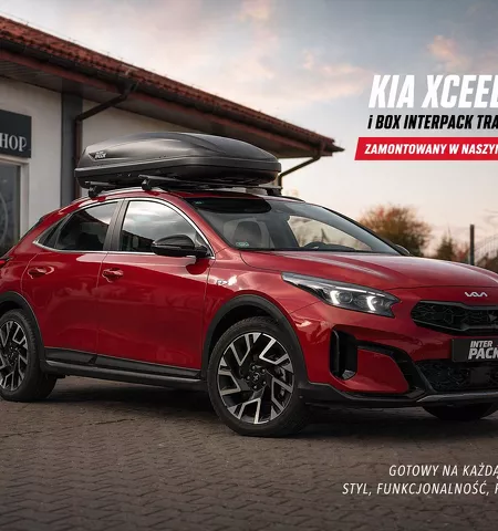 Montujemy Box dachowy InterPack Traxer 5.6 do samochodu Kia X-Ceed