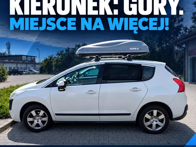 Montujemy Bagażnik dachowy do Peugeot 3008 Mont Blanc oraz box dachowy Taurus Altro